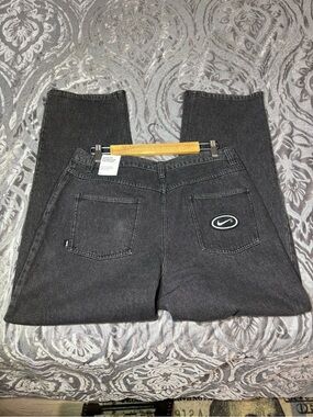 NWT Nike SB Mens SZ 32 Eric Koston black Loose Fit Denim Jeans Skate Pants